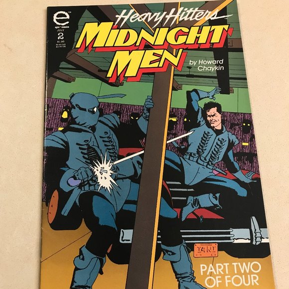 Heavy Hitters Midnight Men #2  Epic Comics 1993 - Picture 1 of 3